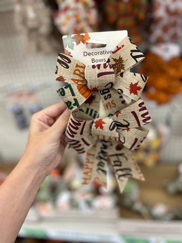 fall ribbon dollar tree