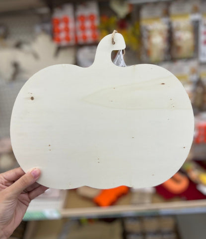 Dollar Tree Wood pumpkin