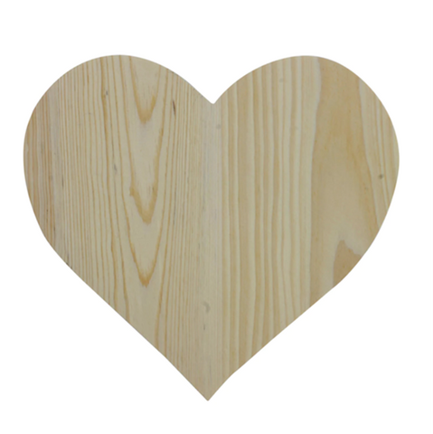 wood heart from micheals