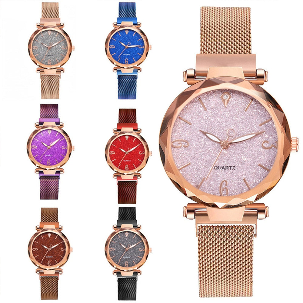 Rose Gold 2020 Luxury Sky Lady Wrist Watch – Liberation Xchange