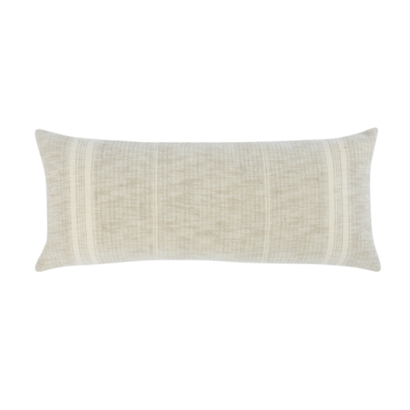 Neutral Woven Stripe Long Lumbar Throw Pillow – Coterie, Brooklyn