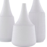 White Textured Vase (3 Sizes)