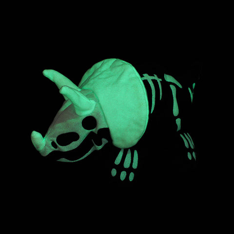 Triceratops DinoGlow glowing in the dark skeleton