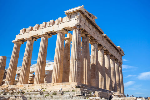 The Greek Parthenon in Athens, Greece