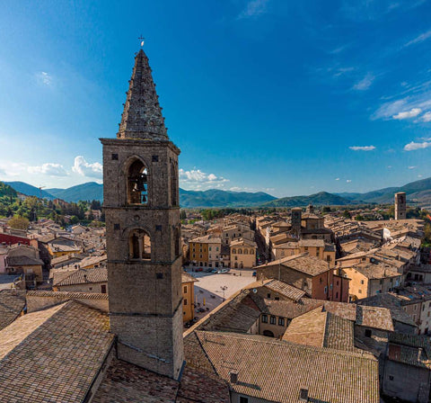 Roof view of a Cathedral in the city of silence