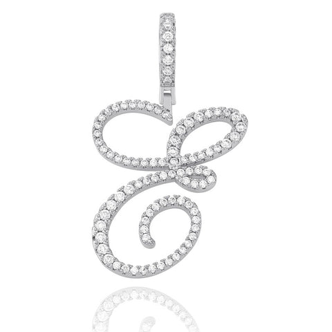Custom Cursive Initial Letter Necklace – JNCY Jewelers