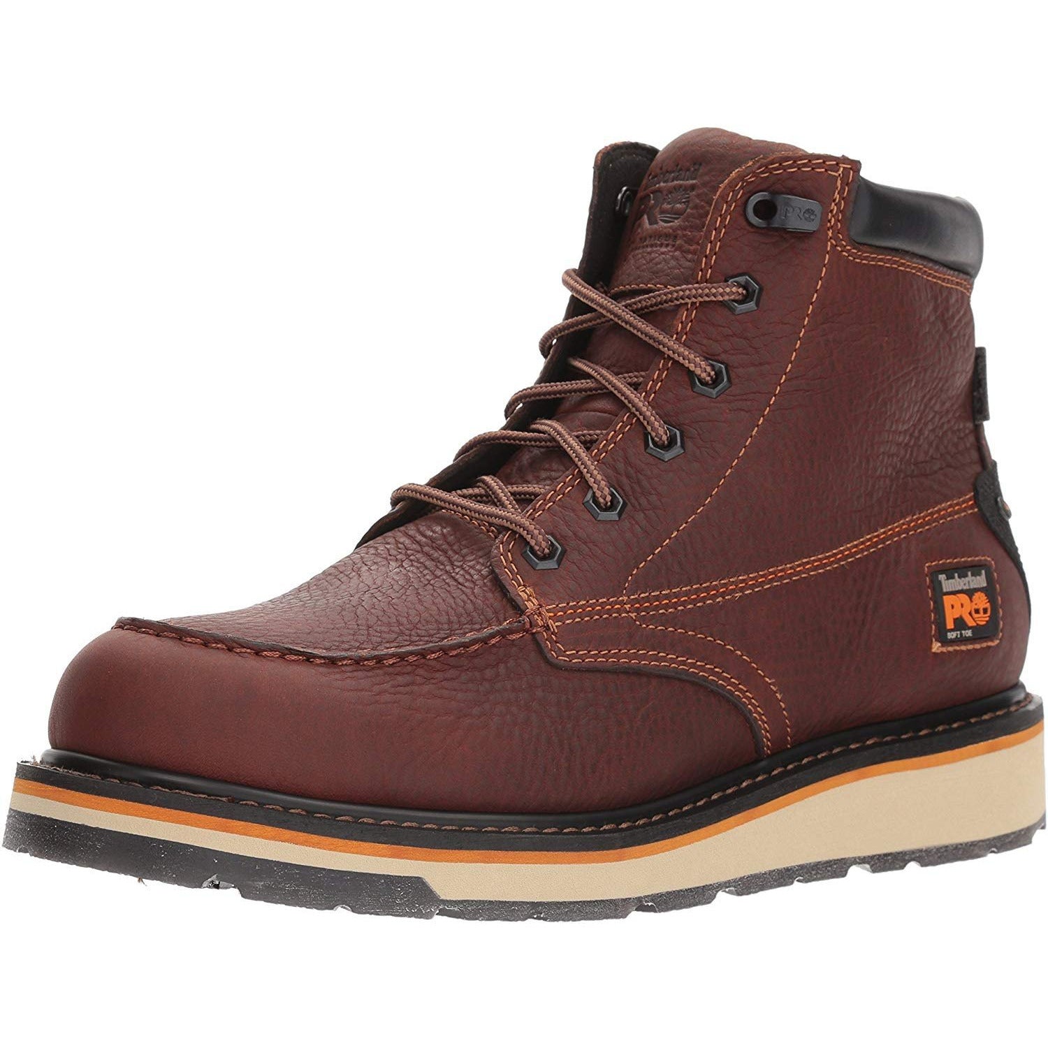 timberland pro men's gridworks moc soft toe waterproof industrial boot