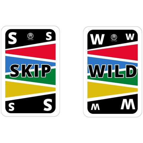 Cartes Jokers SKIP WILD phase 10