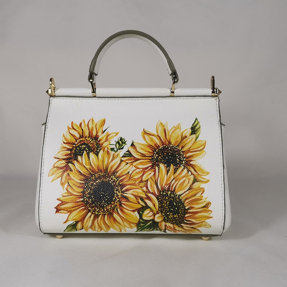 designer sunflower purse