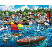 White Mountain : Harbor Fun - 1000 Piece Jigsaw Puzzle