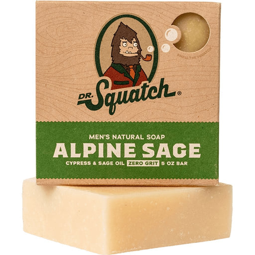 Dr Squatch Wood Barrel Bourbon Bar Soap