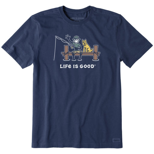 Life Is Good : Men's Jake Sport Fishing Short Sleeve Tee - Annies Hallmark  and Gretchens Hallmark $29.50