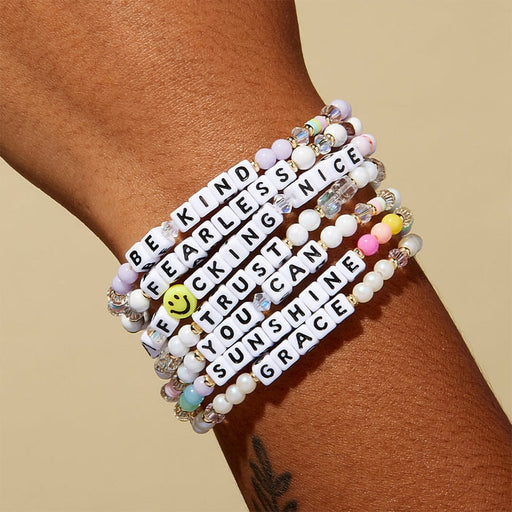 Little Words Project Breast Cancer Awareness Bracelet