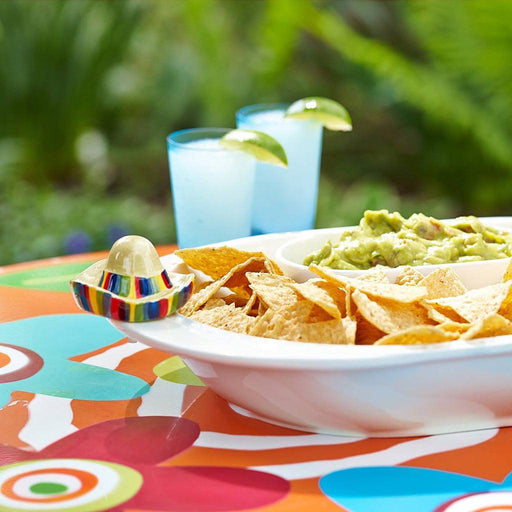 Fiesta bread tray and tea pot mini