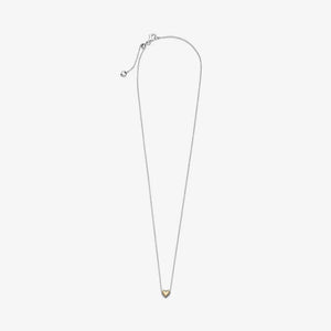 PANDORA : Domed Golden Heart Collier Necklace - Annies Hallmark and ...