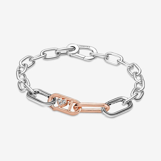 FINAL SALE - Pandora ME Pavé Paperclip Styling Link, Sterling silver