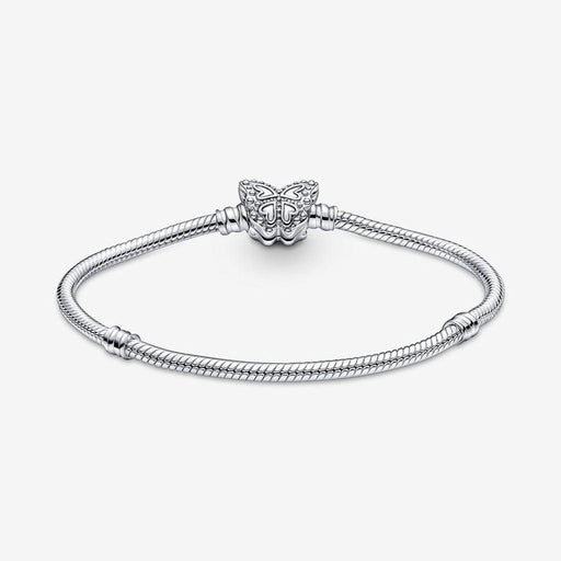 PANDORA Bracelet, Double Wrap w/ Barrel Clasp, Clear CZ - 18 cm / 7.1 in -  American Jewelry