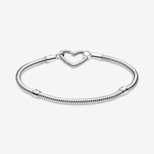 PANDORA : Pandora Moments Sparkling Infinity Heart Clasp Snake Chain  Bracelet - Annies Hallmark and Gretchens Hallmark $85.00