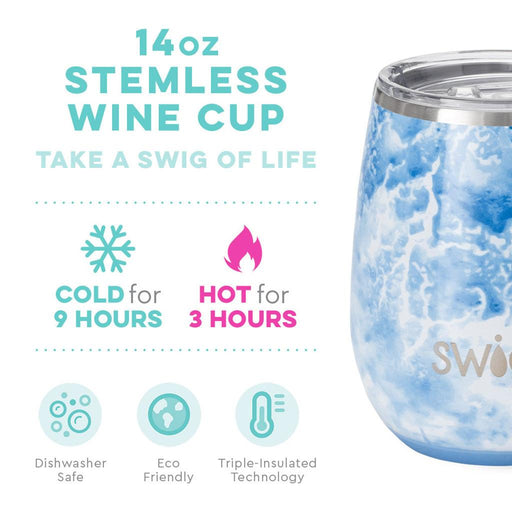 Swig Texas Stemless Wine Cup 14oz - Blanton-Caldwell