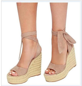 Sexy peep Toe Platform Wedge Woman 