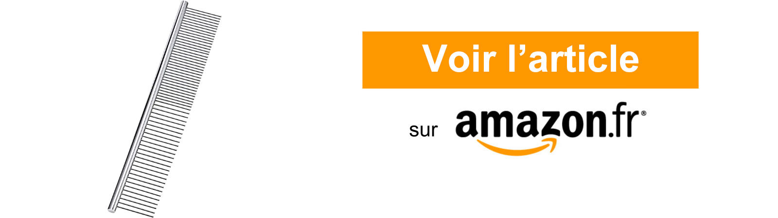 peigne en acier sur amazon