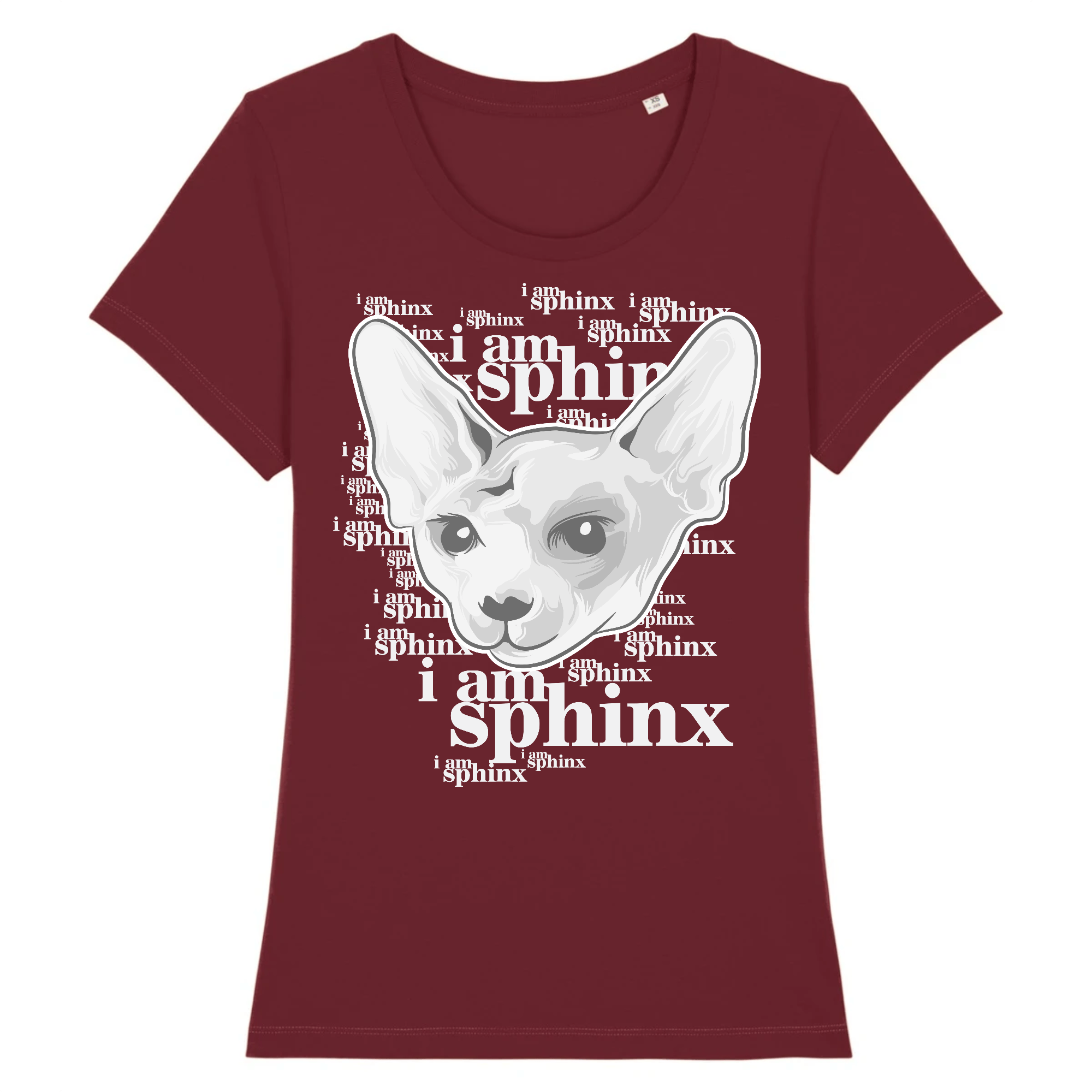 T Shirt Chat Sphynx Chat Pristi