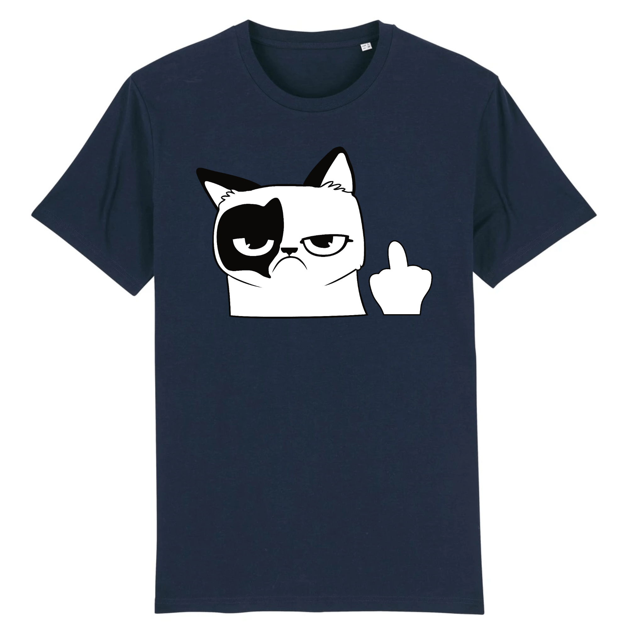 Tee Shirt Chat Doigt Chat Pristi