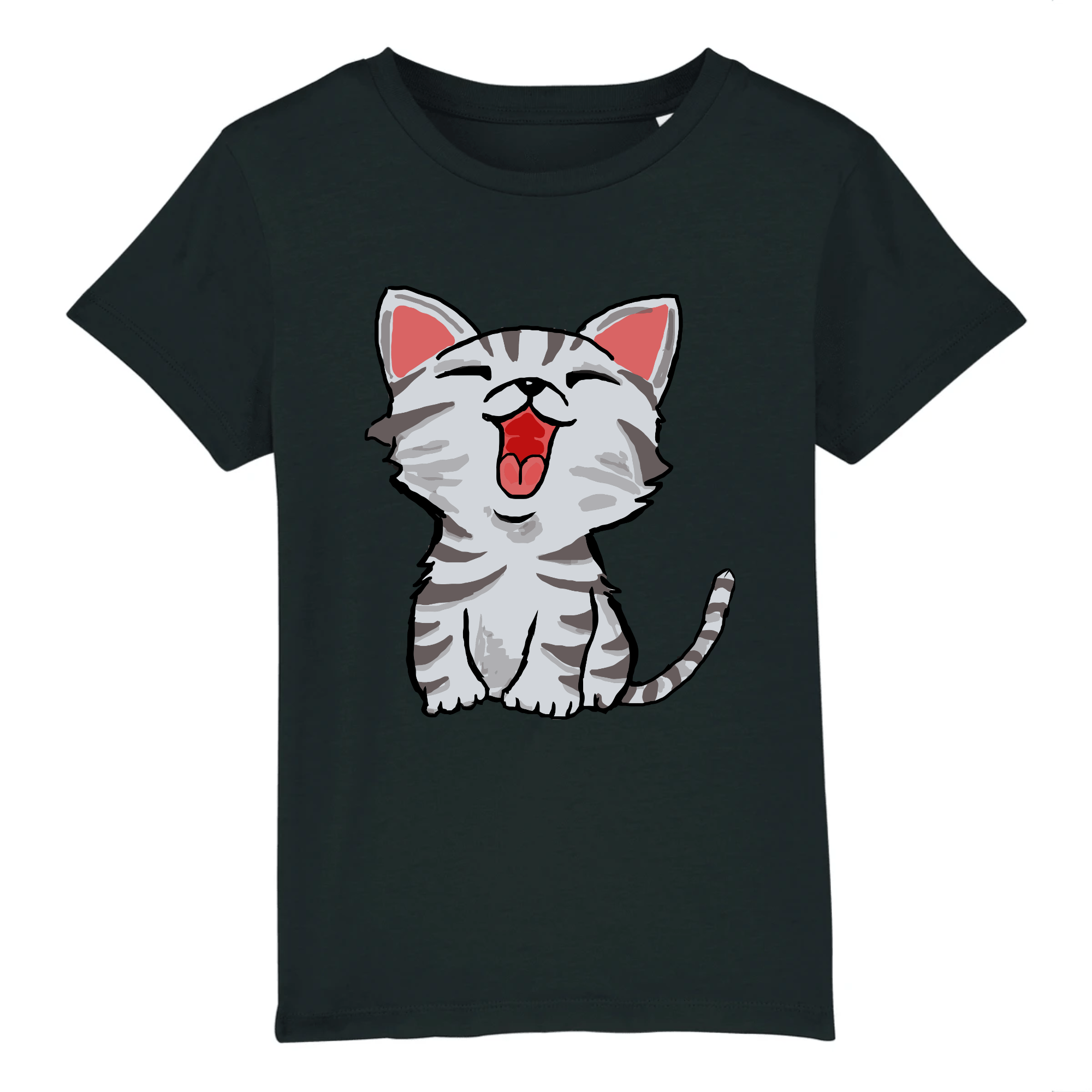 T Shirt Petit Chat Enfant Chat Pristi