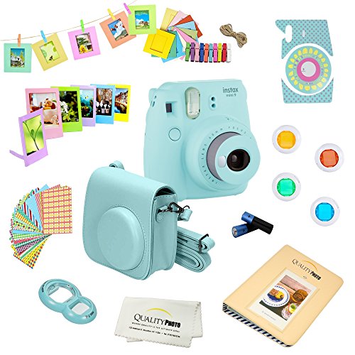 fragment magneet sigaret Fujifilm Instax Mini 9 Camera + 14 PC Instax Accessories kit Bundle, I –  QUALITY PHOTO