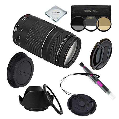 Canon Ef 75 300mm F 4 5 6 Iii Telephoto Zoom Lens For Canon Slr Camera Quality Photo