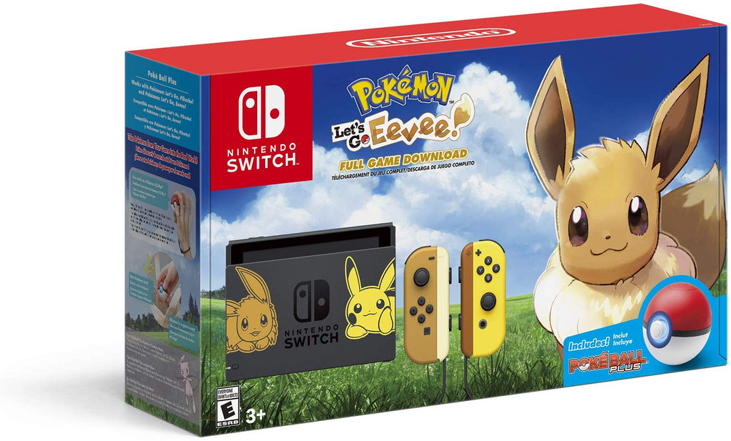 Nintendo Console - Pikachu & Eevee Edition with QUALITY PHOTO