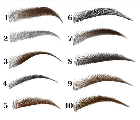 Brow shapes