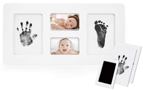 Baby Handprint Footprint Frame, Baby Hand Footprint Photo