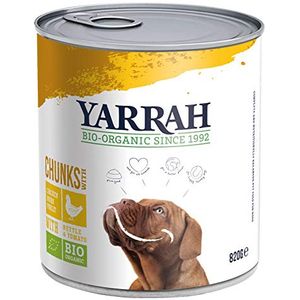 verbergen Medicinaal milieu 20 x 820 g Biologisch hondenvoer chunks met kip – Yarrah – Op bestelli –  Ekoshop Tillvaro