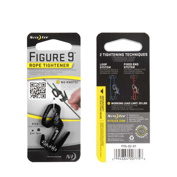 Packing image for Figure 9® Carabiner Rope Tightener - Small