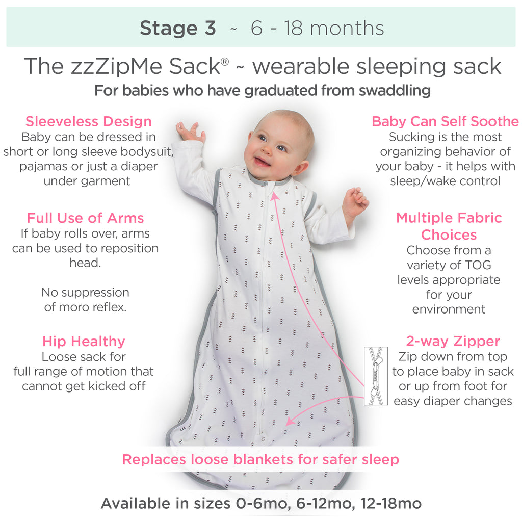 zzZipMe Sleeping Sack wearable blanket