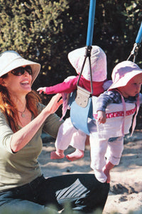 Marcia Cross with Baby Burpie