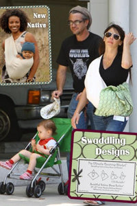 Dermot Mulroney & Tharita Catulle with Ultimate Swaddle Blanket