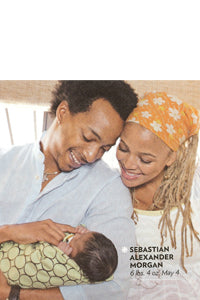 Kim Fields with Ultimate Swaddle Blanket