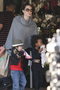 Shiloh Jolie Pitt with Baby Lovie-Flannel