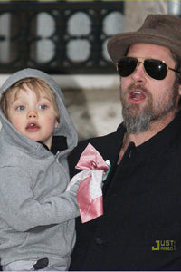 Brad Pitt & Shiloh Jolie Pitt with Baby Lovie