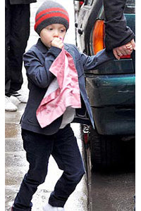 Shiloh Jolie Pitt with Baby Lovie-Flannel