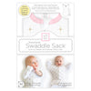 Transitional Swaddle Sack  - Arms Up 1/2-Length Sleeves & Mitten Cuffs, Bella, Pink