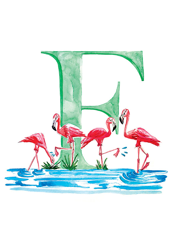 individual alphabet letter print artwork for nursery