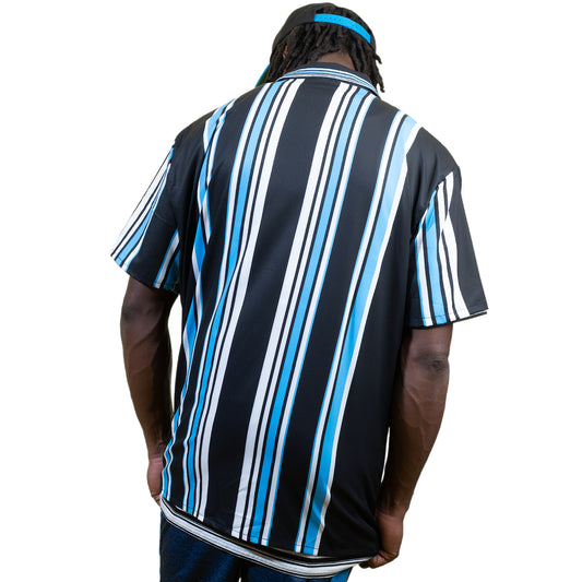 Pin Striped Baseball Jersey - PEACE GANG – PeaceGang Urban Streetwear