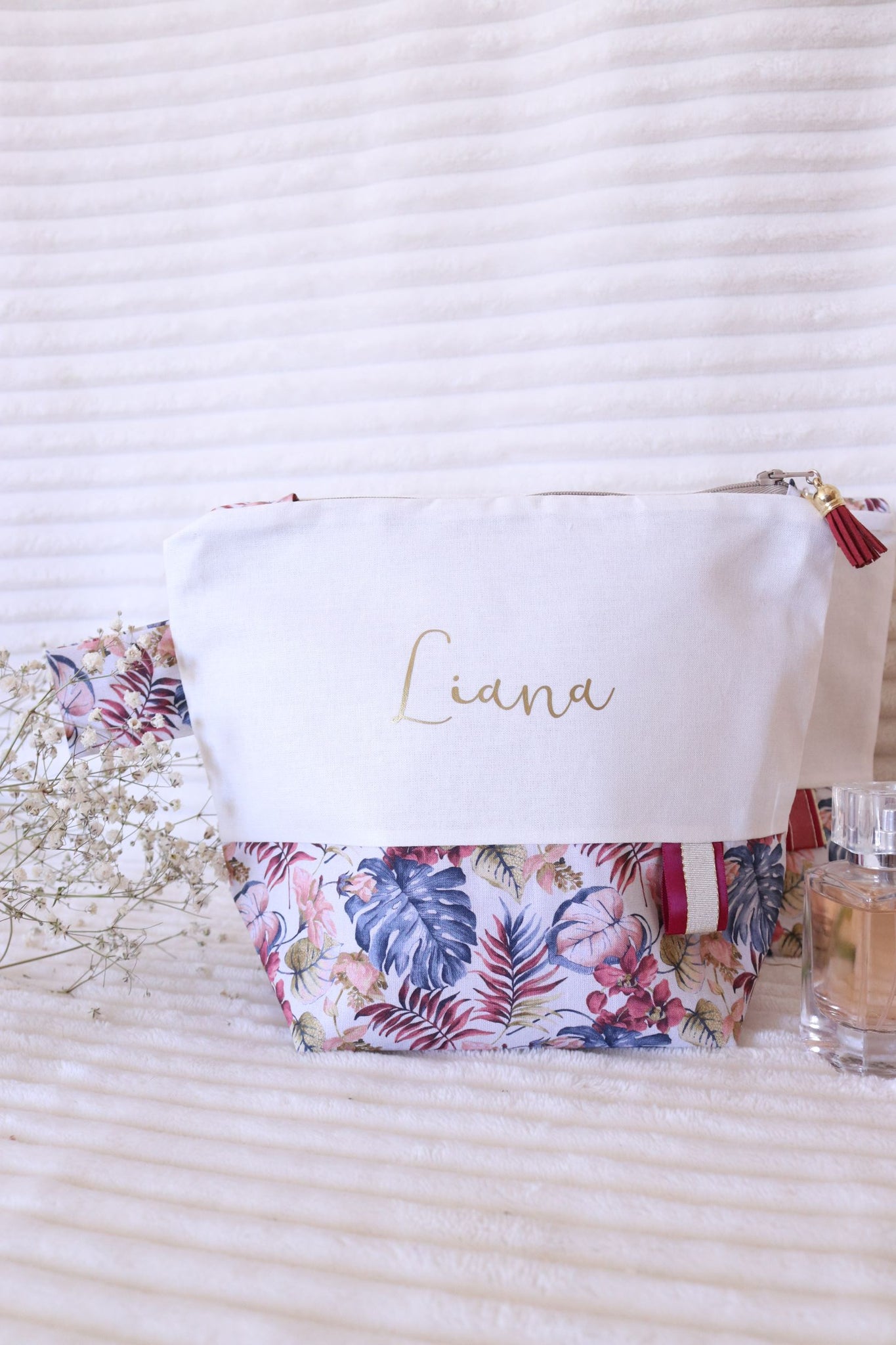 Trousse De Toilette Personnalisee Sur Mesure Petits Flocons D Elo