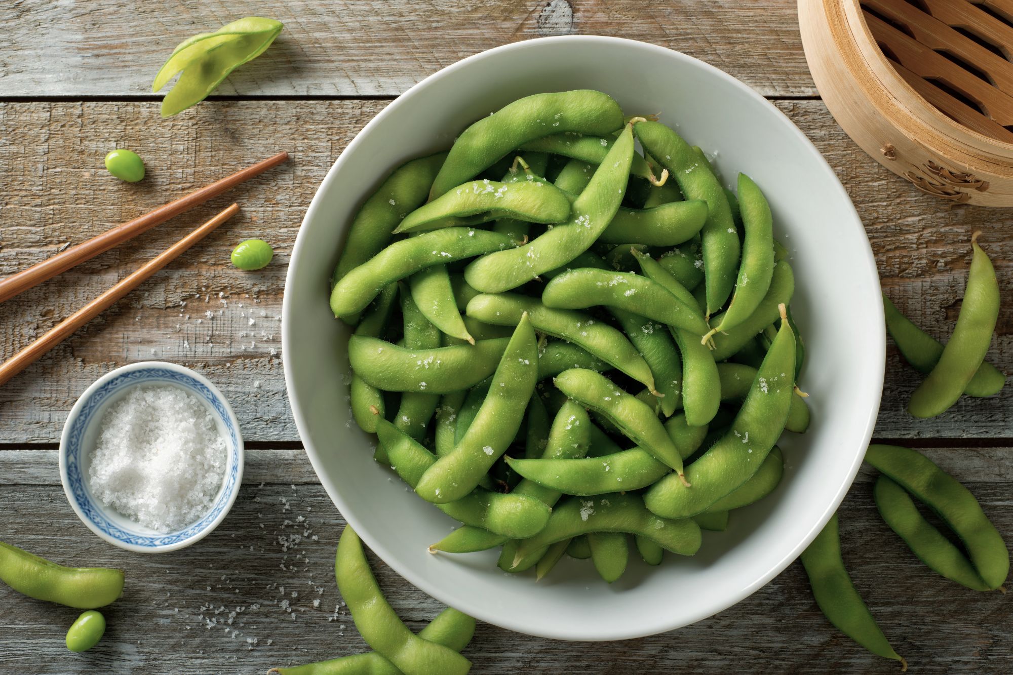 bowl of edamame