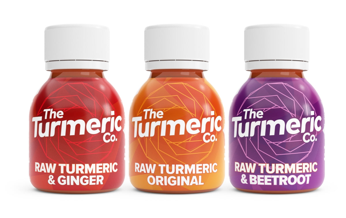 Three of The Turmeric Co Best Selling Shots