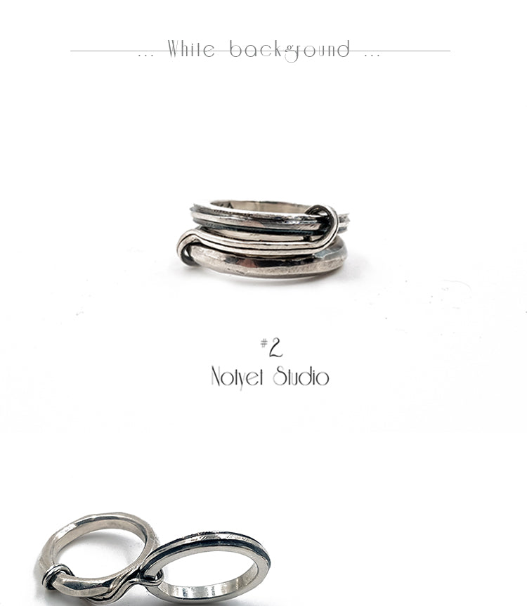 Original Designed Silver Ring For Men And Women With Unique Style - Inspired By Werkstatt Munchen