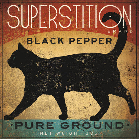 Superstition Black Pepper Cat Canvas Print